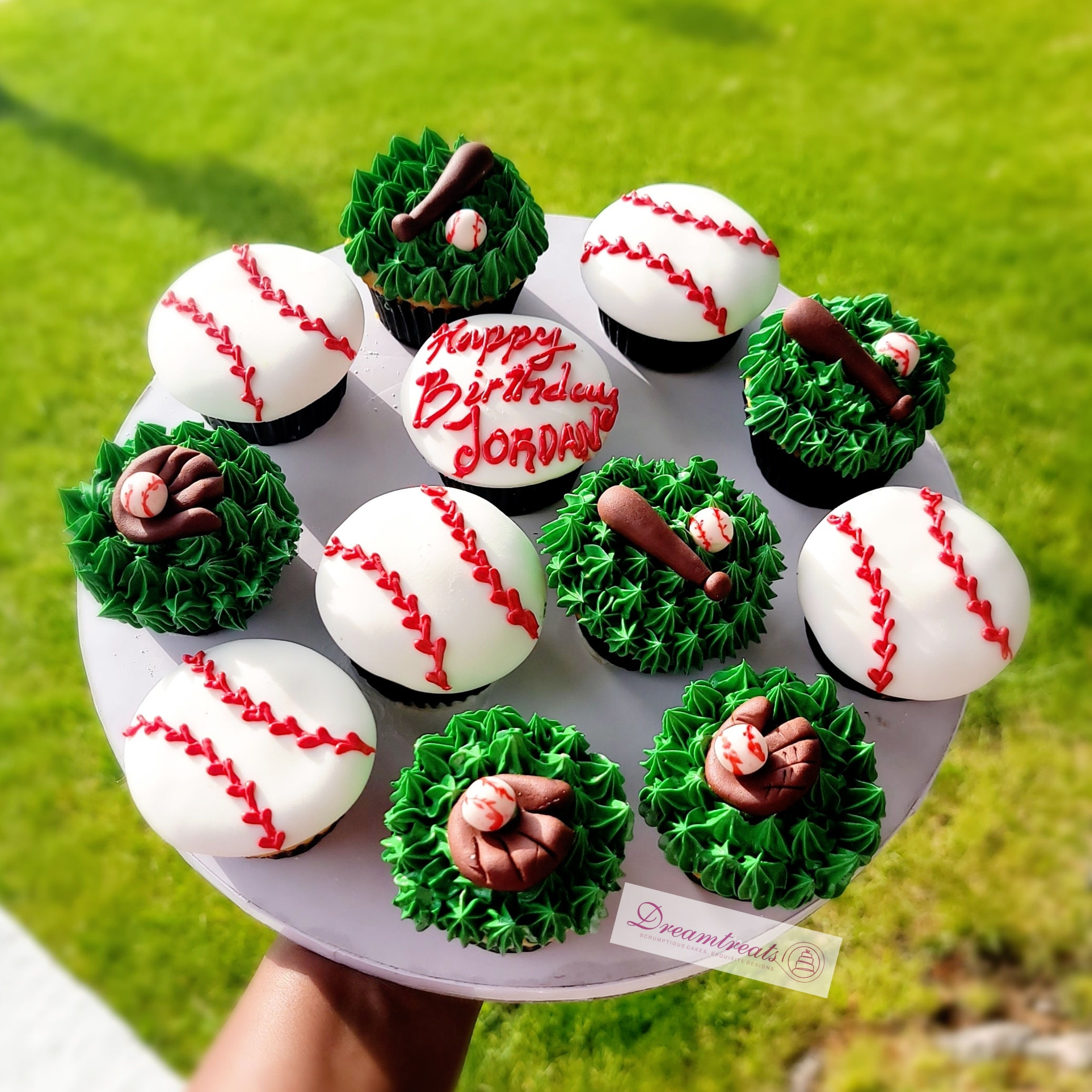 Baseball Cupcakes #CP015