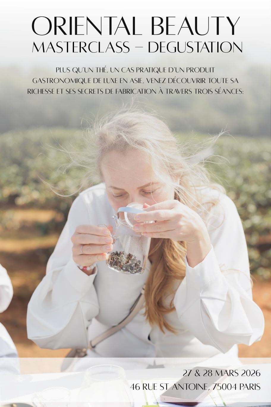 ORIENTAL BEAUTY MASTERCLASS – DÉGUSTATION