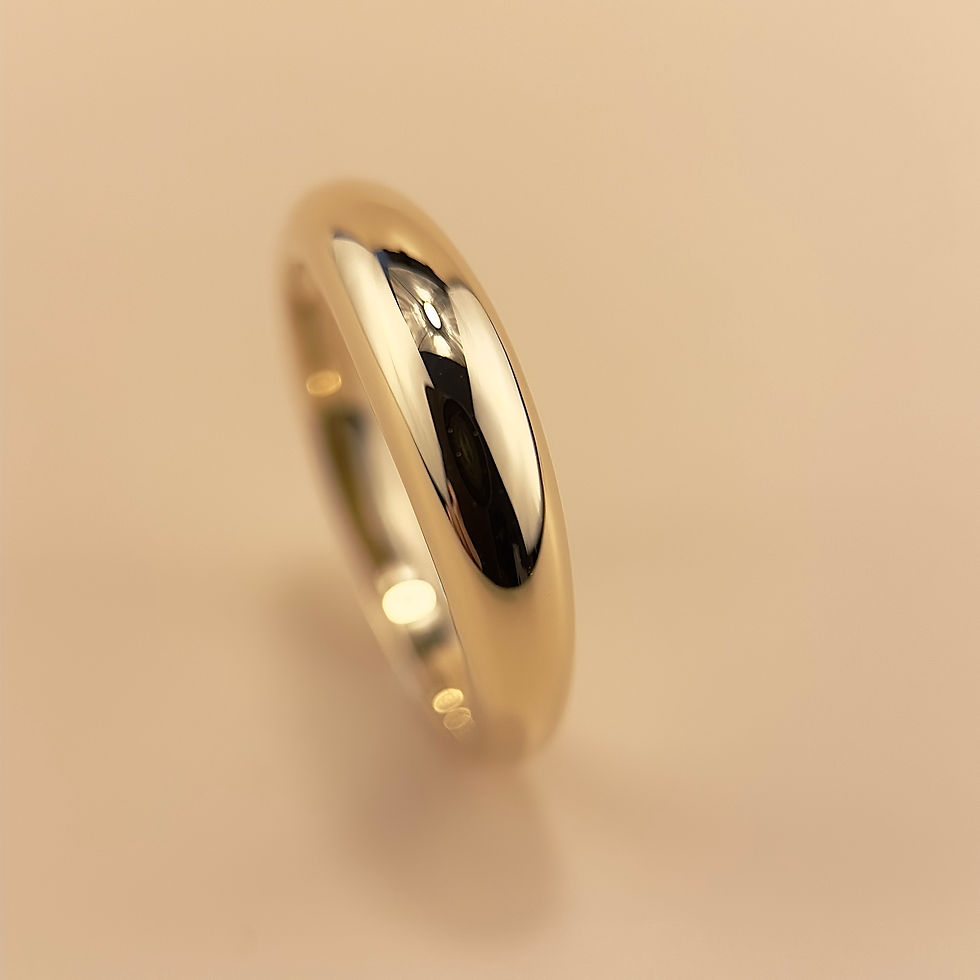 Thumbnail: 18k Gold Dome Ring