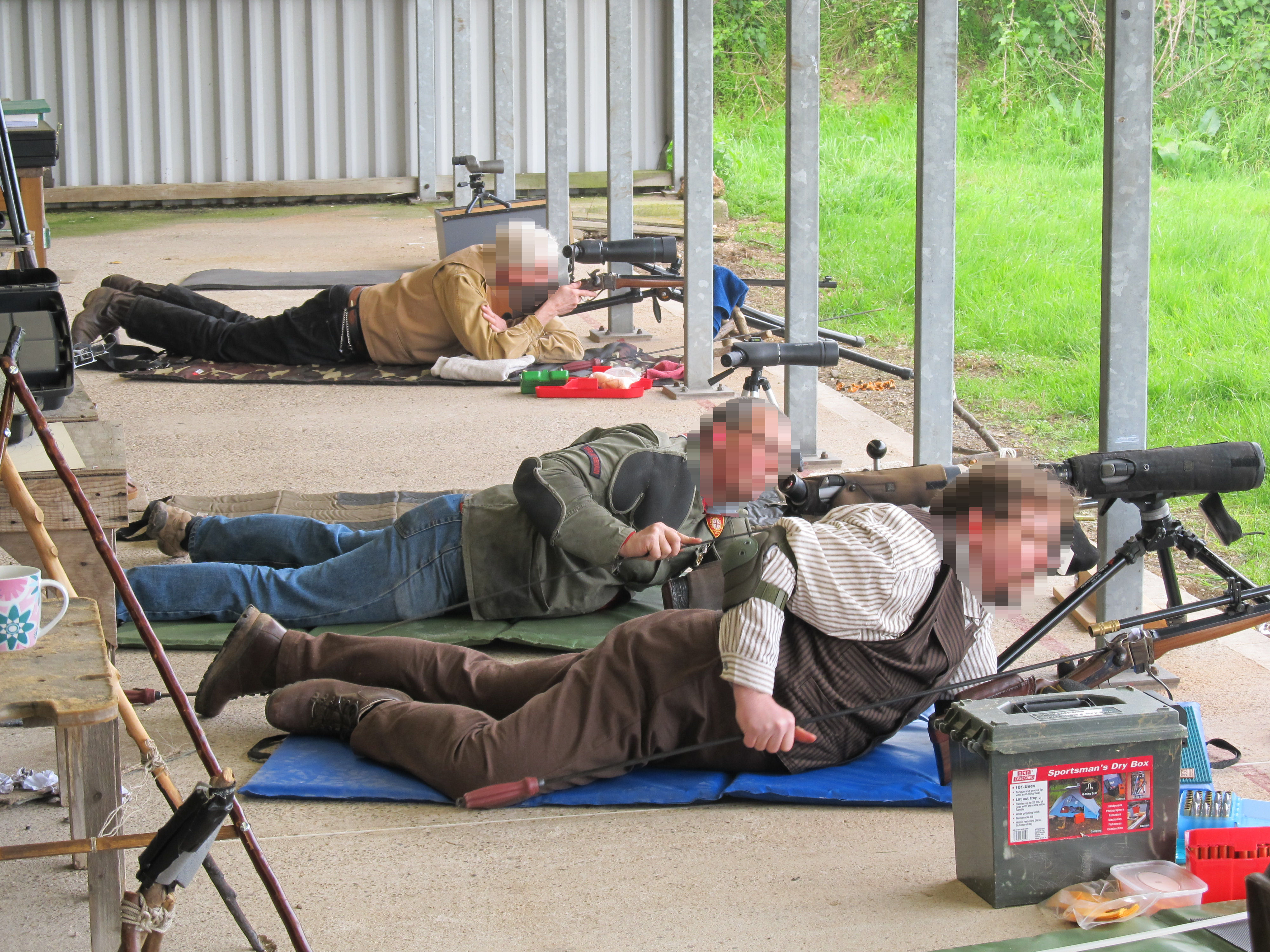 Prone shooting