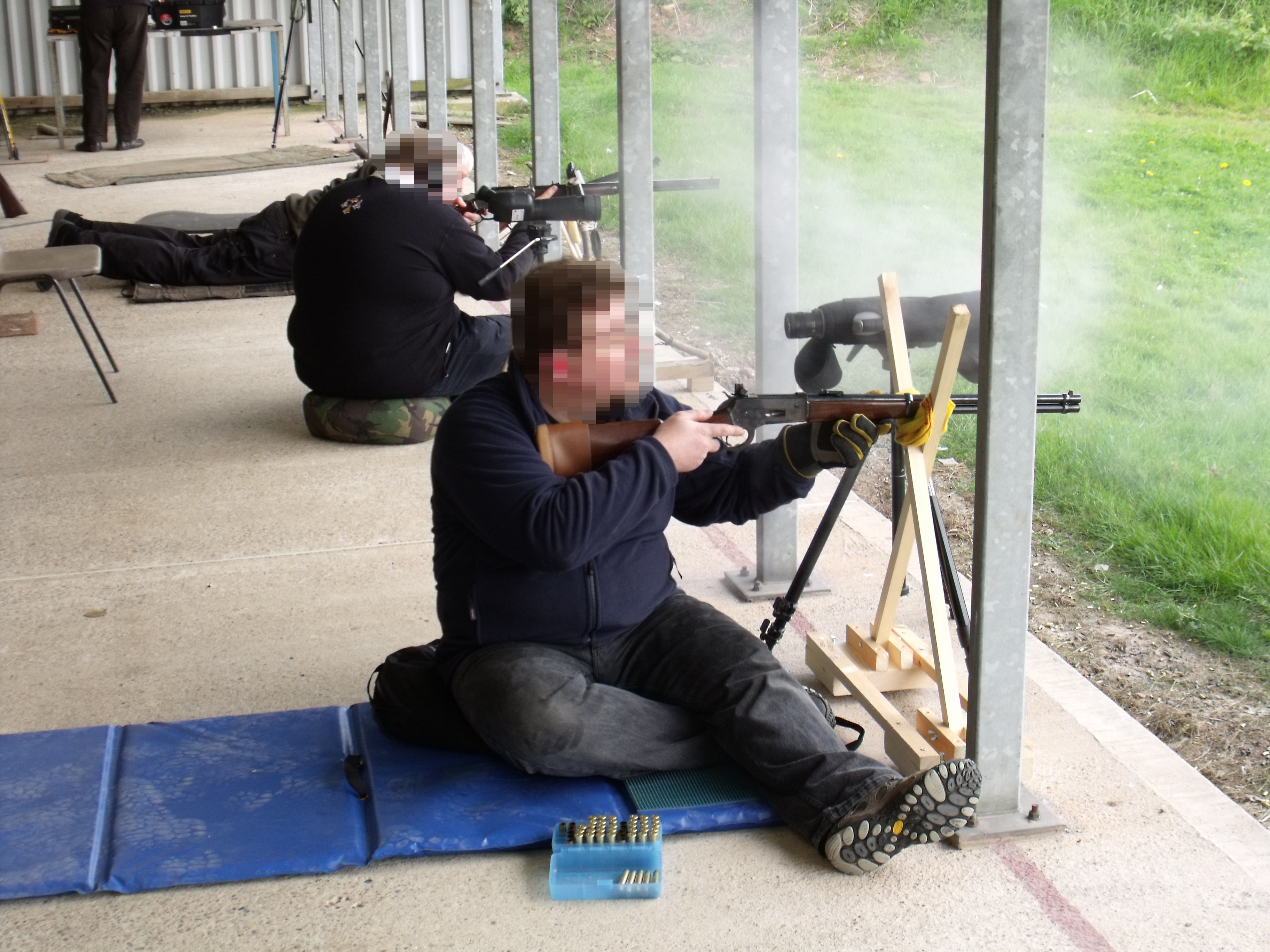 Shooting in the sitting position