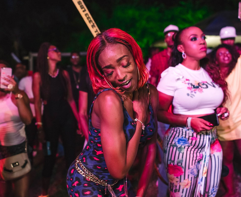 Nikita at Xhosa's We Dont Pose We Party, Crop Over 2018