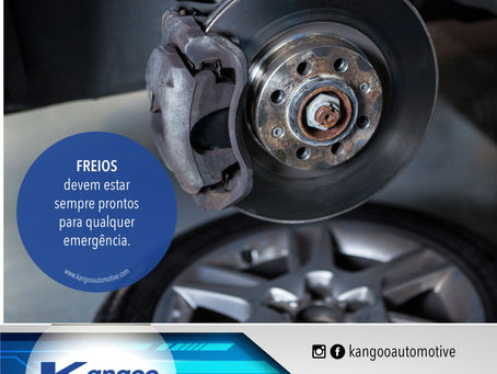 Os freios devem estar sempre prontos para qualquer emergência!