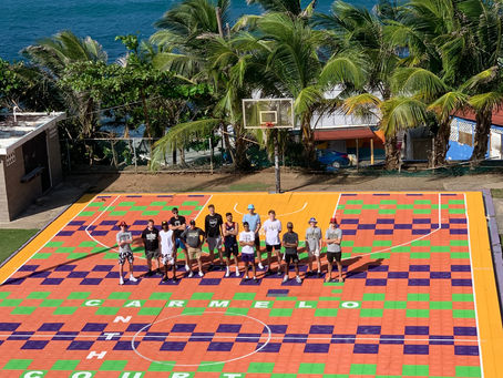 Harding Men visiting Cancha Carmelo Anthony