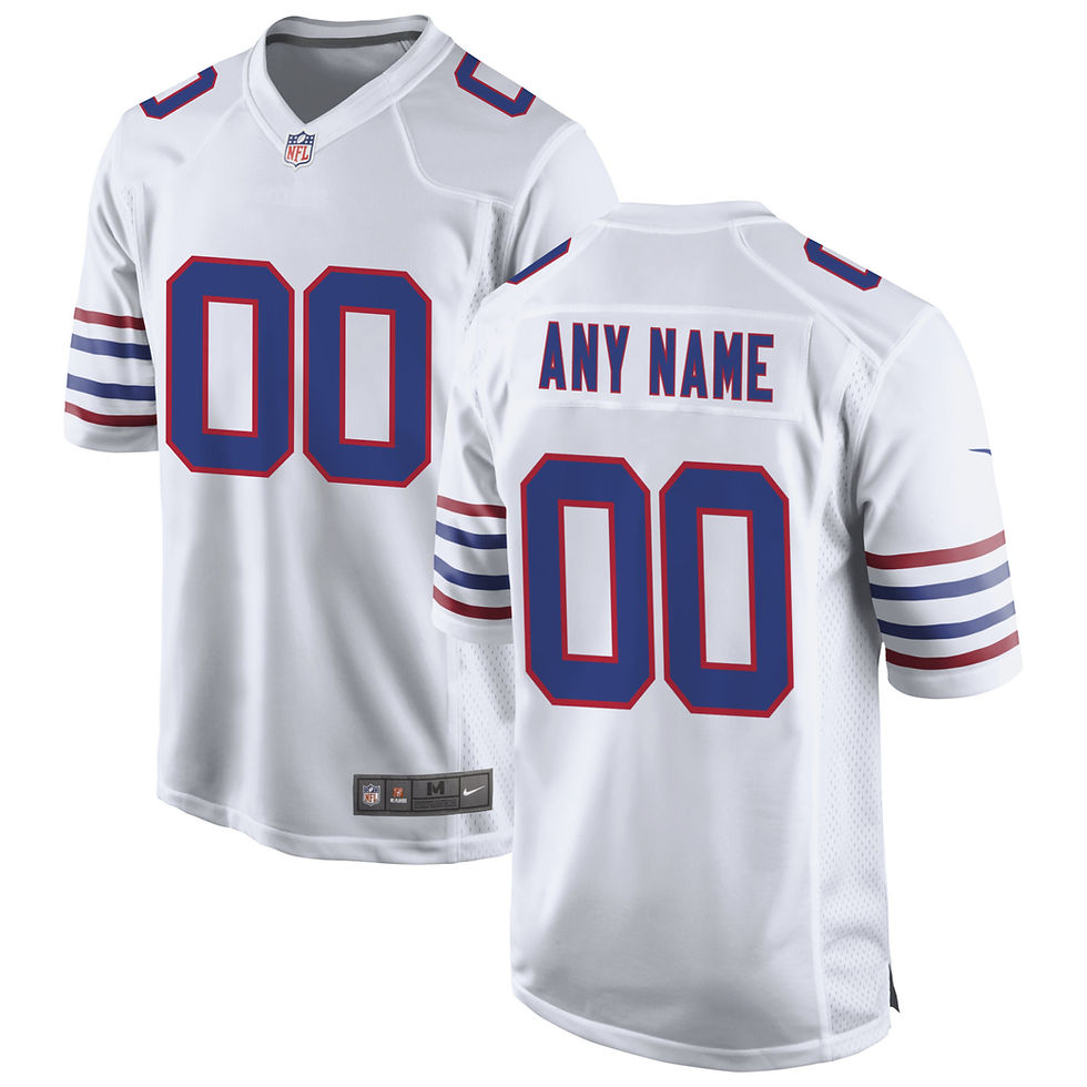 Custom Bills White Jersey