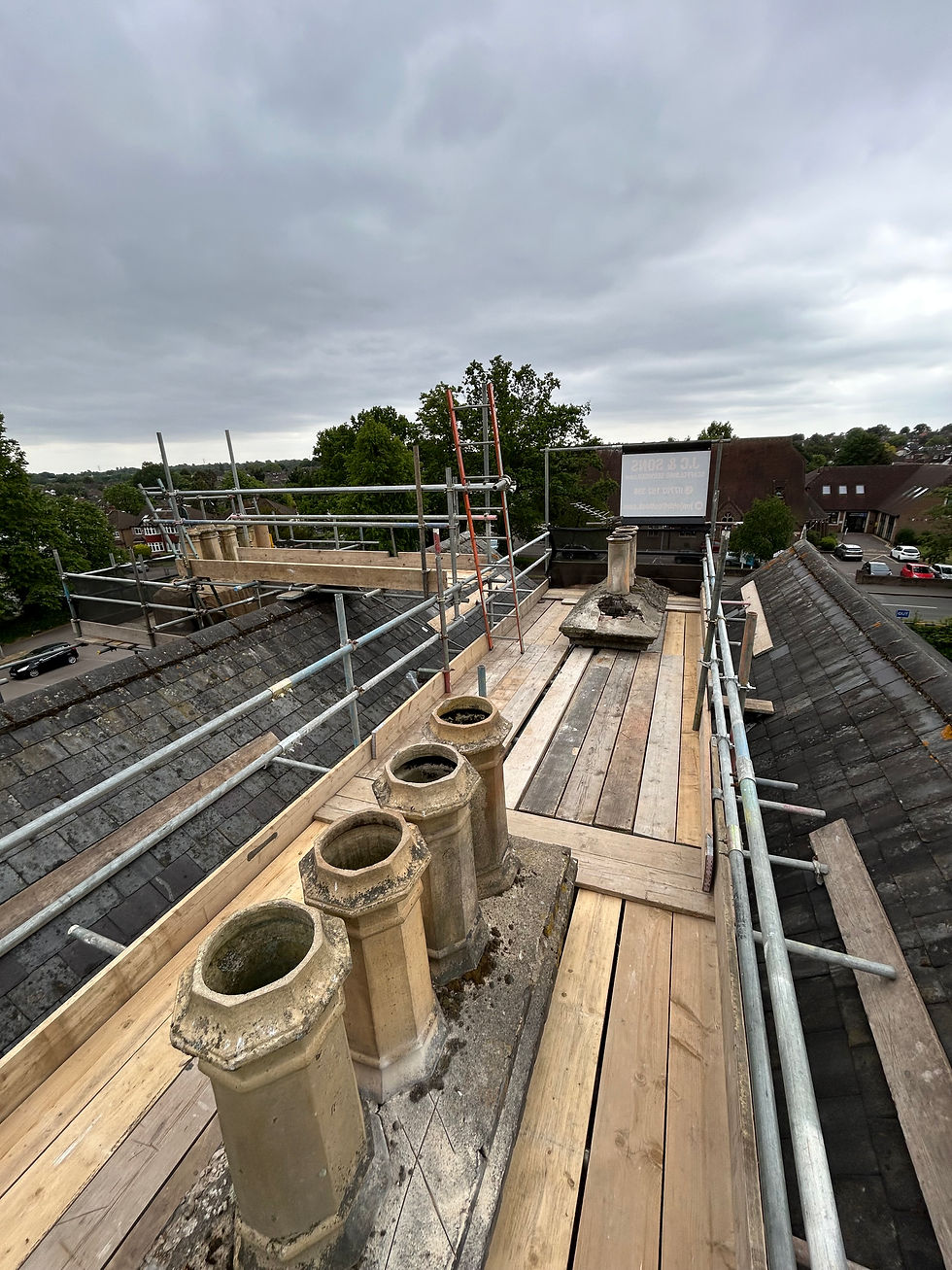 Chimney Scaffolding Potters bar EN6