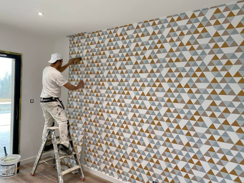 Réalisation du magasin aqueous piscine spa à mazamet, placo, cloisons, créations d'espaces, ratissage peinture