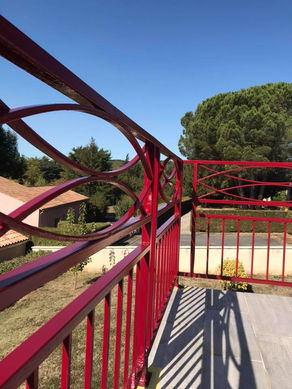 Peinture garde-corps Terrasse