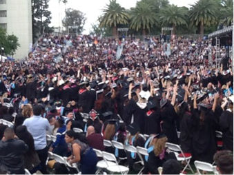 Flying Tortillas Show Matador Pride at Commencement 2016