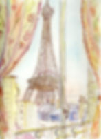 Eiffel Tower from Paris flat