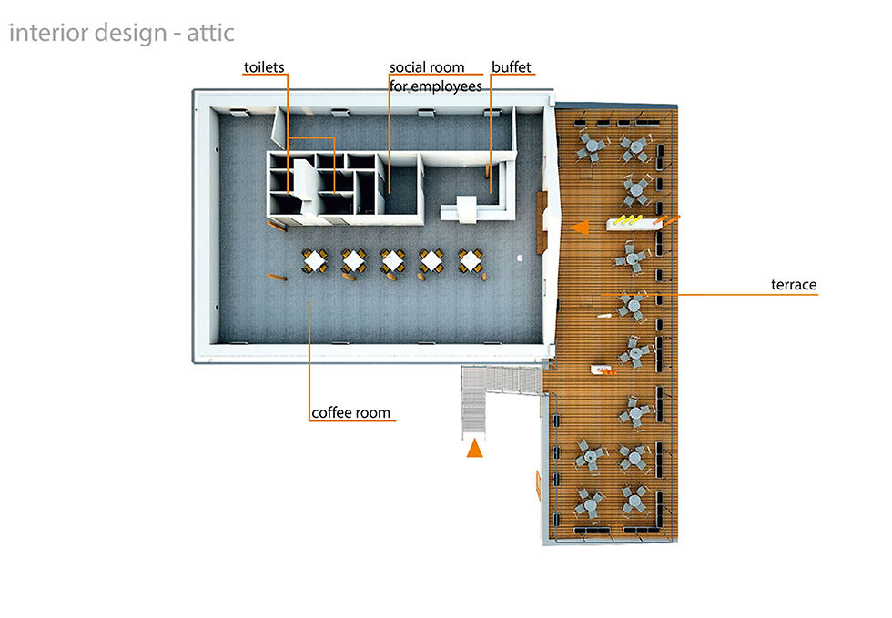 horizontal section | attic