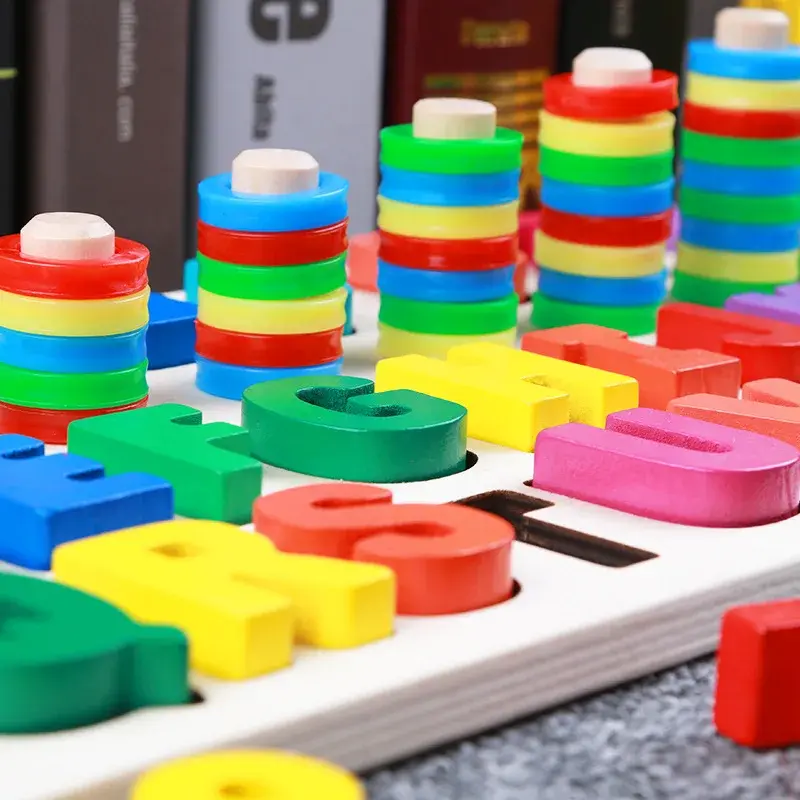Miniatura: Juguetes Montessori,  de madera para matemáticas, material didáctico educativo,