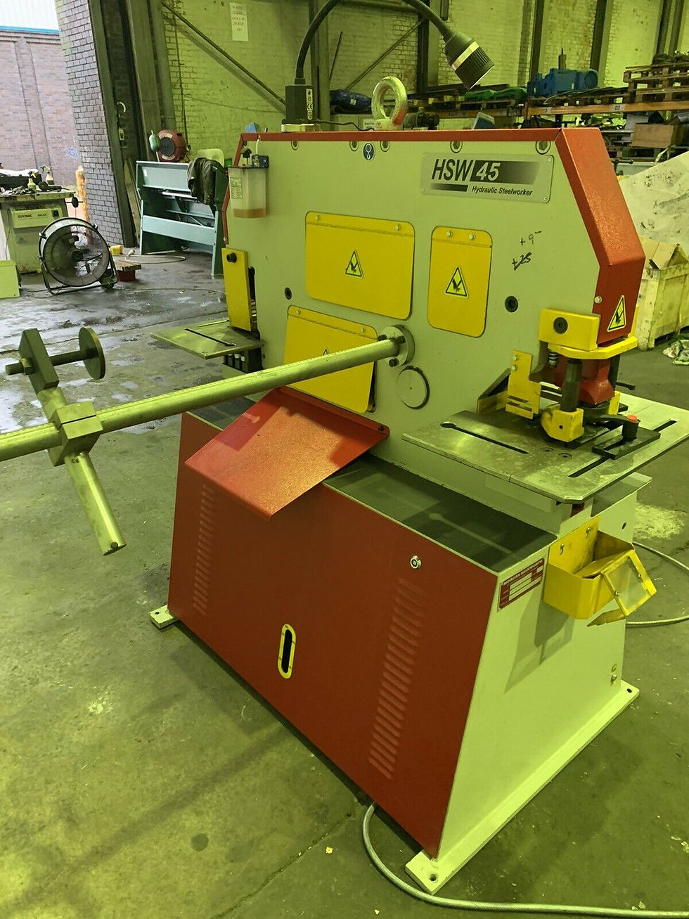 Thumbnail: Morgan Rushworth HSW45 Hydraulic Universal Ironworker