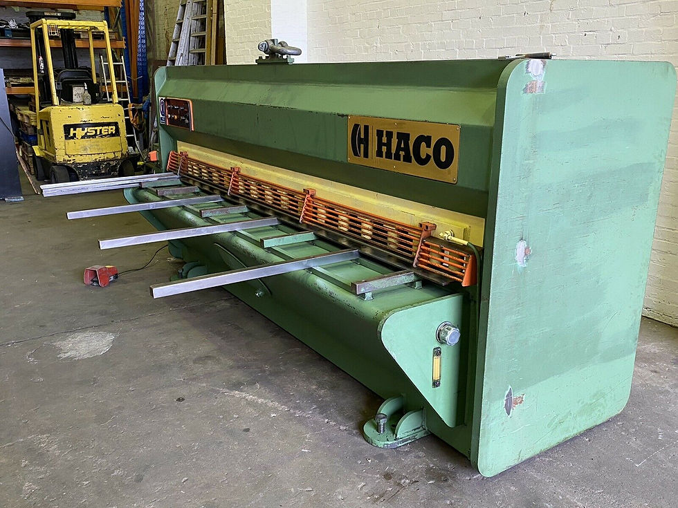 Thumbnail: HACO TSL 306 3m Hydraulic Sheet Metal Guillotine