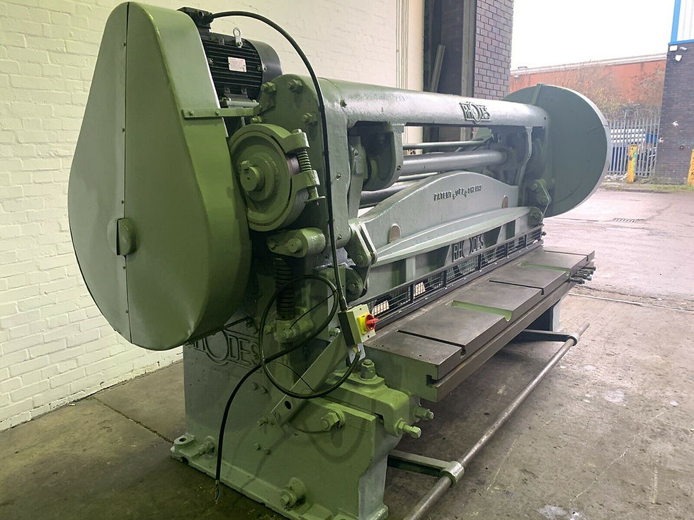 Thumbnail: Rhodes Mechanical 8mm Sheet Metal Guillotine