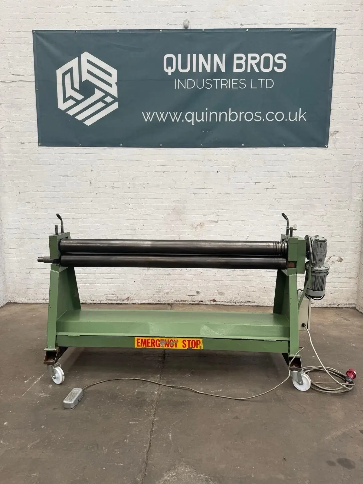 Morgan Rushworth PHPW 2025/125 Powered Pyramid Bending Slip Rolls