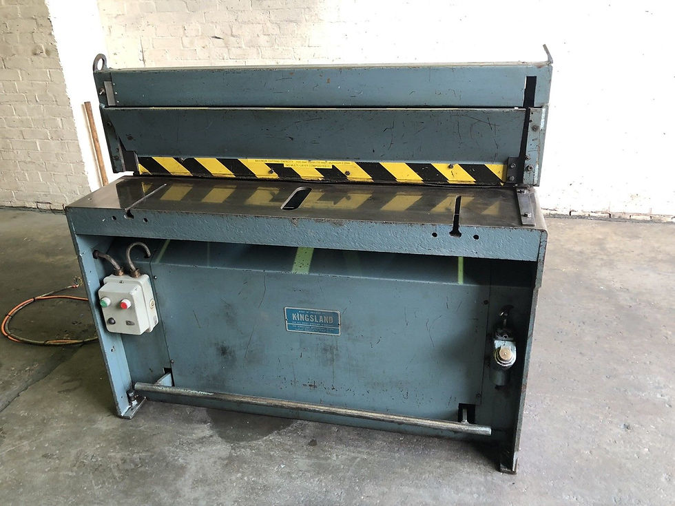 Thumbnail: Kingsland Powered Guillotine 1250mm x 1.6mm