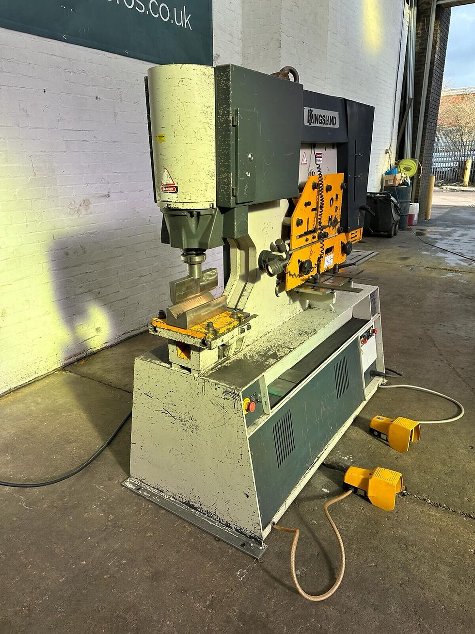 Thumbnail: Kingsland Multi 95 Hydraulic Universal Ironworker