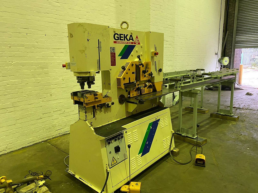 Thumbnail: Geka Hydracrop 80A Hydraulic Universal Ironworker