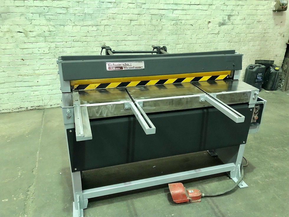 Thumbnail: Edwards Minishear Mechanical Guillotine  Model: 1.6/1270 M.S
