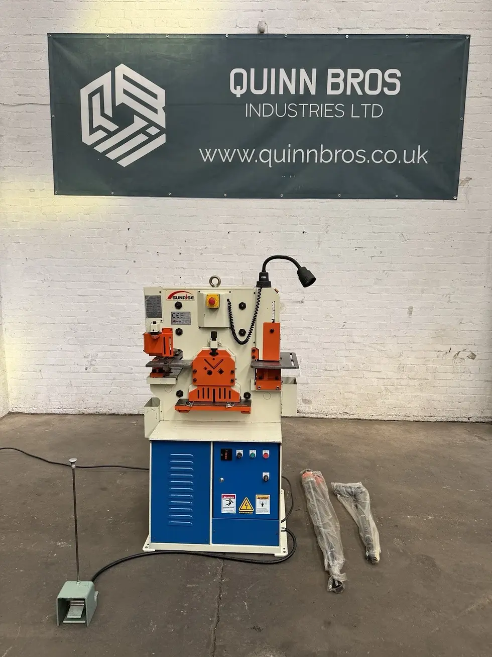 Thumbnail: Sunrise IW45K Universal Hydraulic Ironworker