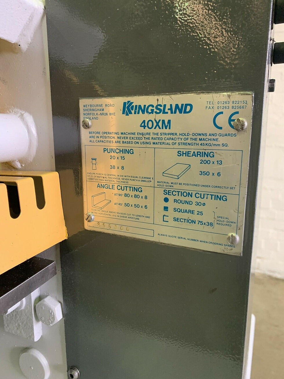 Thumbnail: Kingsland 40XM Universal Hydraulic Ironworker