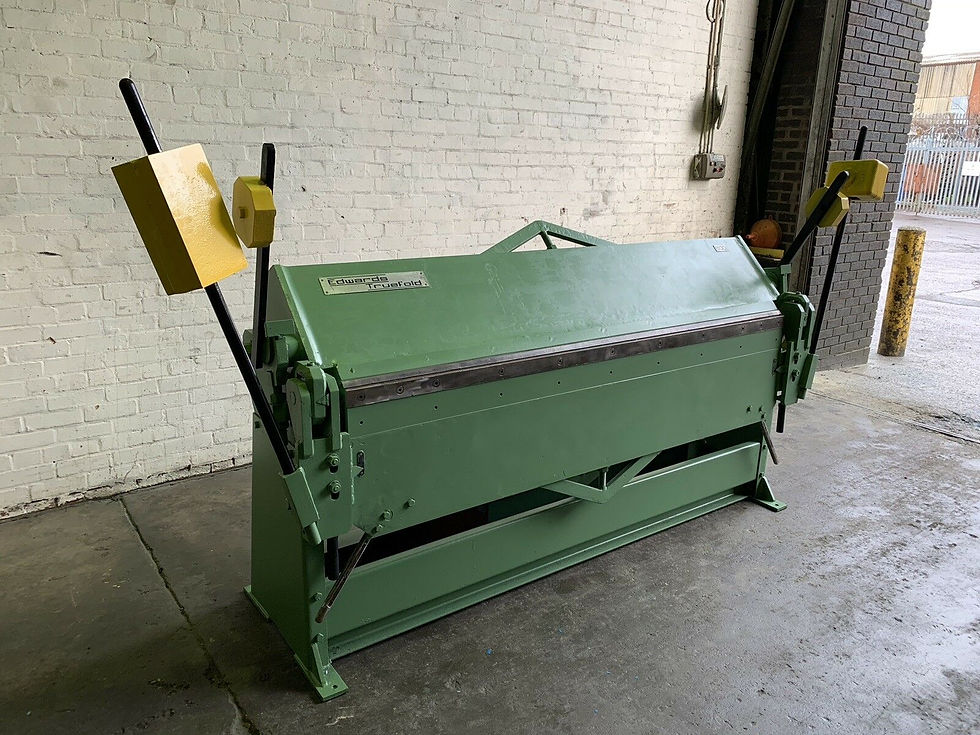 Thumbnail: Edwards Truefold Manual Sheet Metal Folder