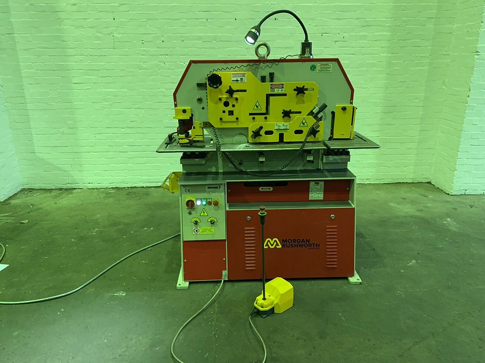 Thumbnail: Morgan Rushworth HSW45 Hydraulic Universal Ironworker