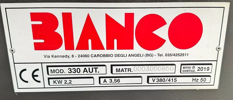 Thumbnail: Bianco MOD 330 Auto Horizontal Bandsaw