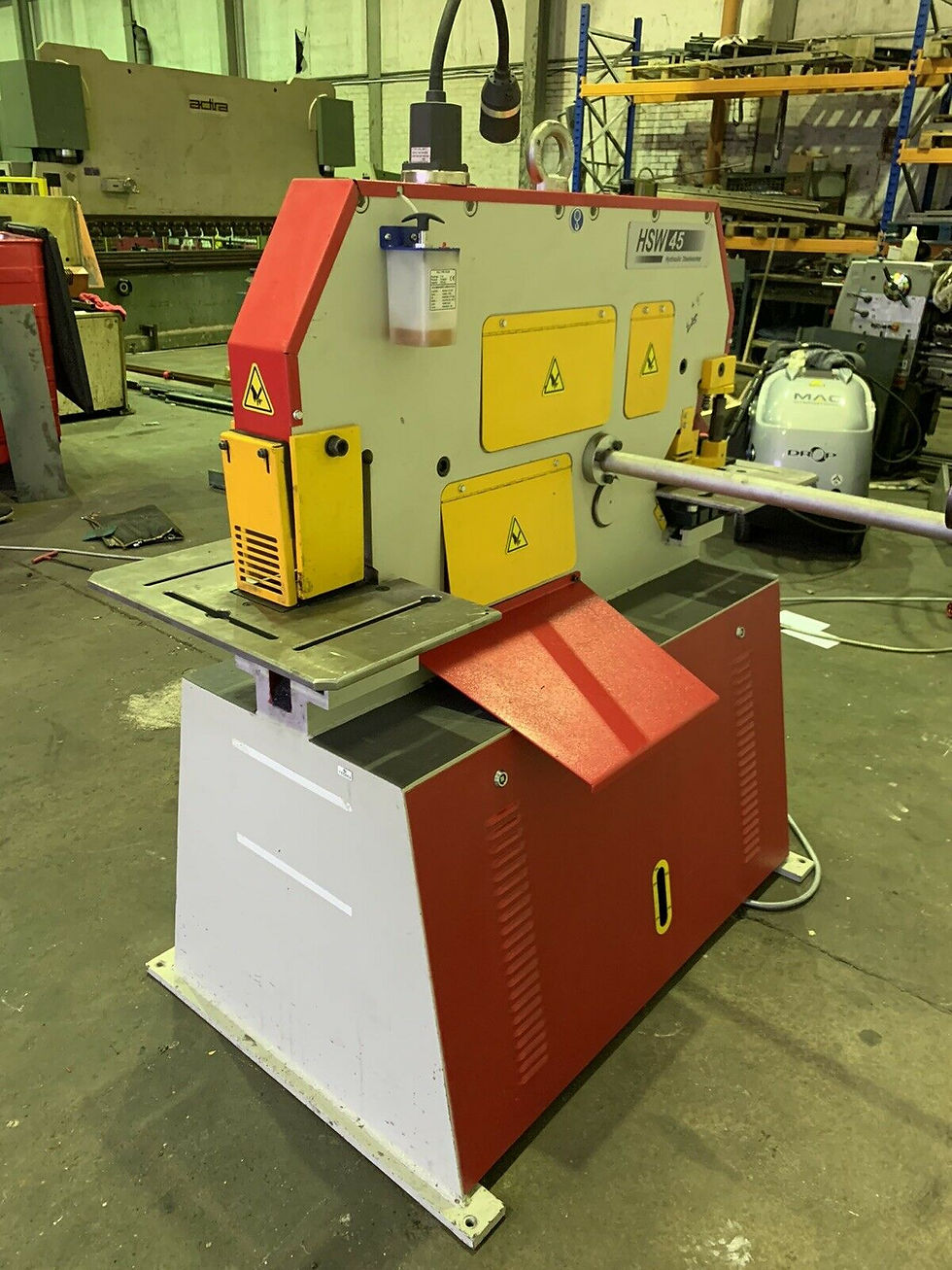 Thumbnail: Morgan Rushworth HSW45 Hydraulic Universal Ironworker