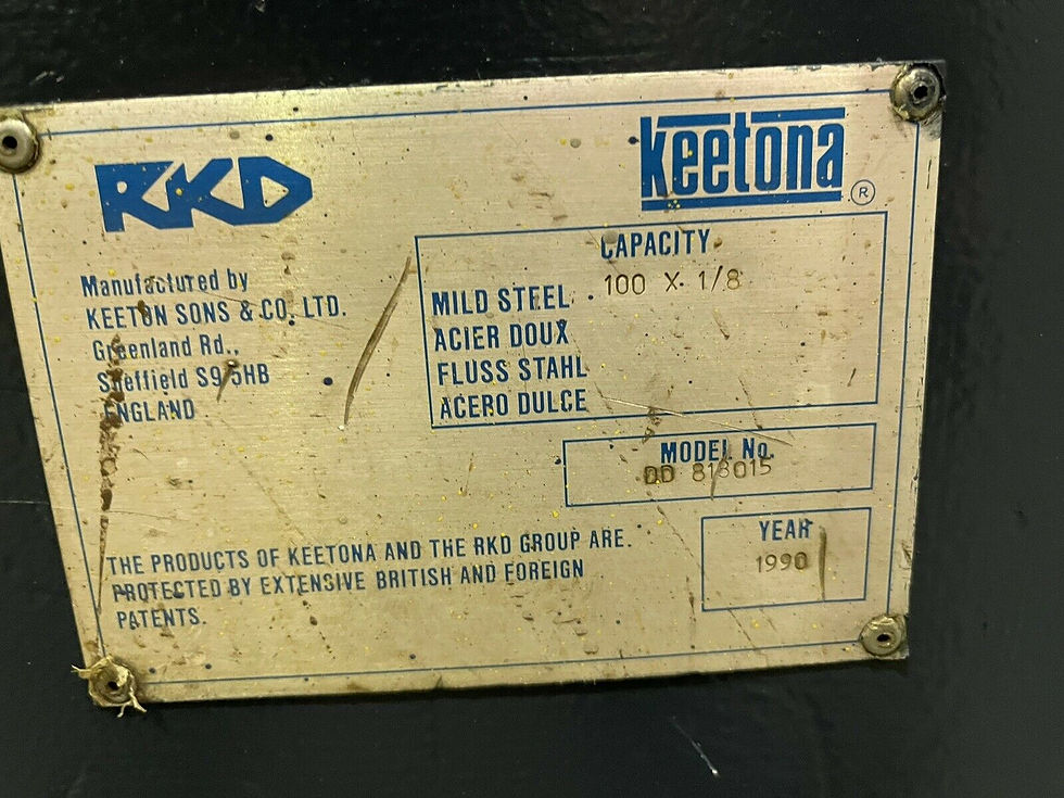 Thumbnail: Keetona Shearmaster DD 2.5m Sheet Metal Guillotine
