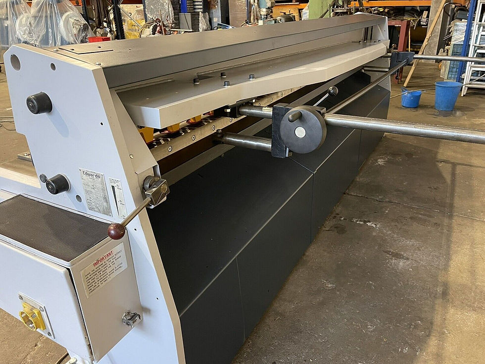 Thumbnail: Edwards Truecut DD 3m Sheet Metal Guillotine