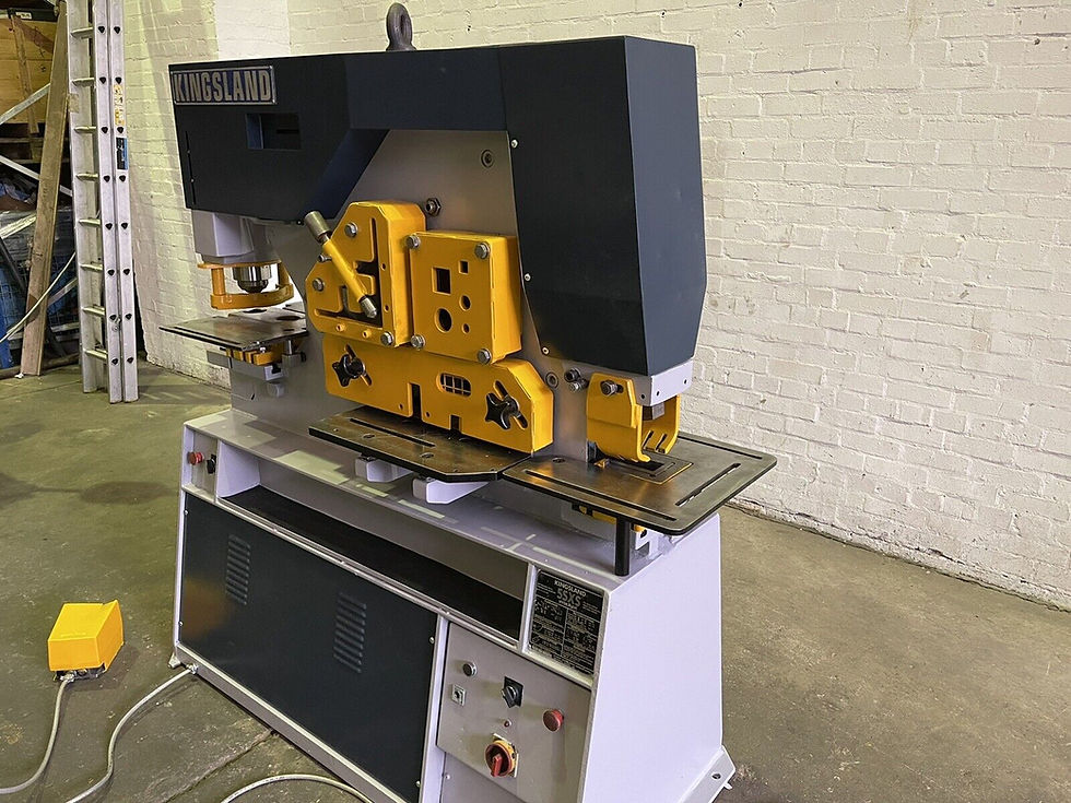 Thumbnail: Kingsland 55XS Hydraulic Universal Ironworker