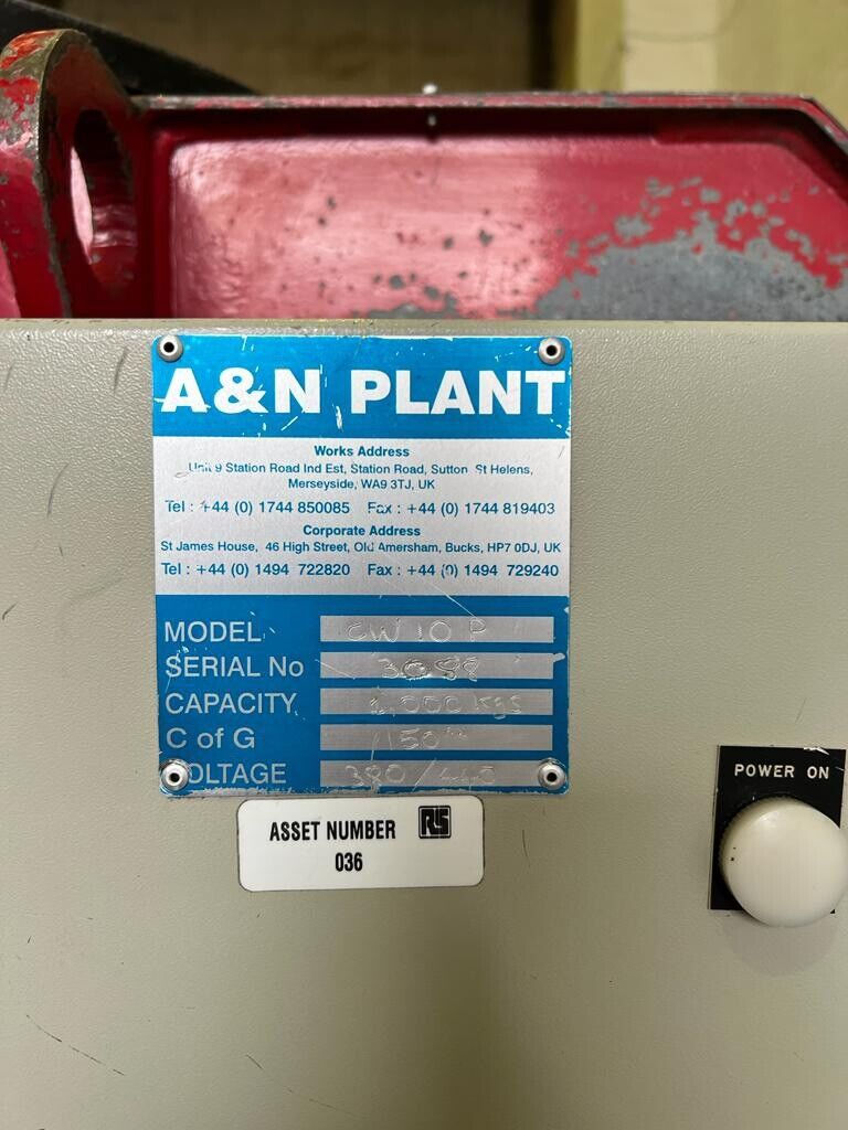 Thumbnail: A & N Plant Welding Manipulator Rotator