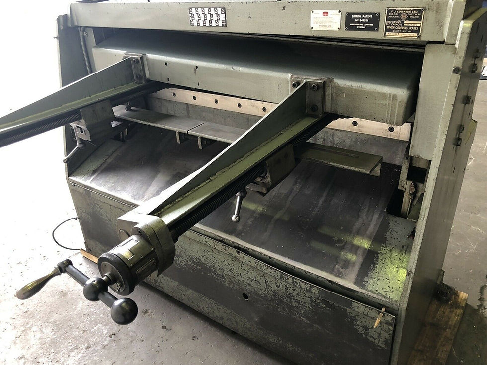 Thumbnail: Edwards Besco Sheet Metal Guillotine