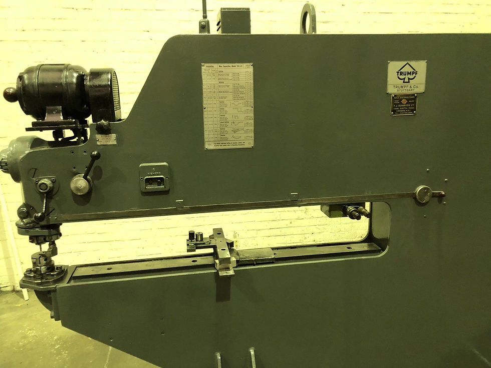 Thumbnail: TRUMPF model TAS42A Nibbling Machine