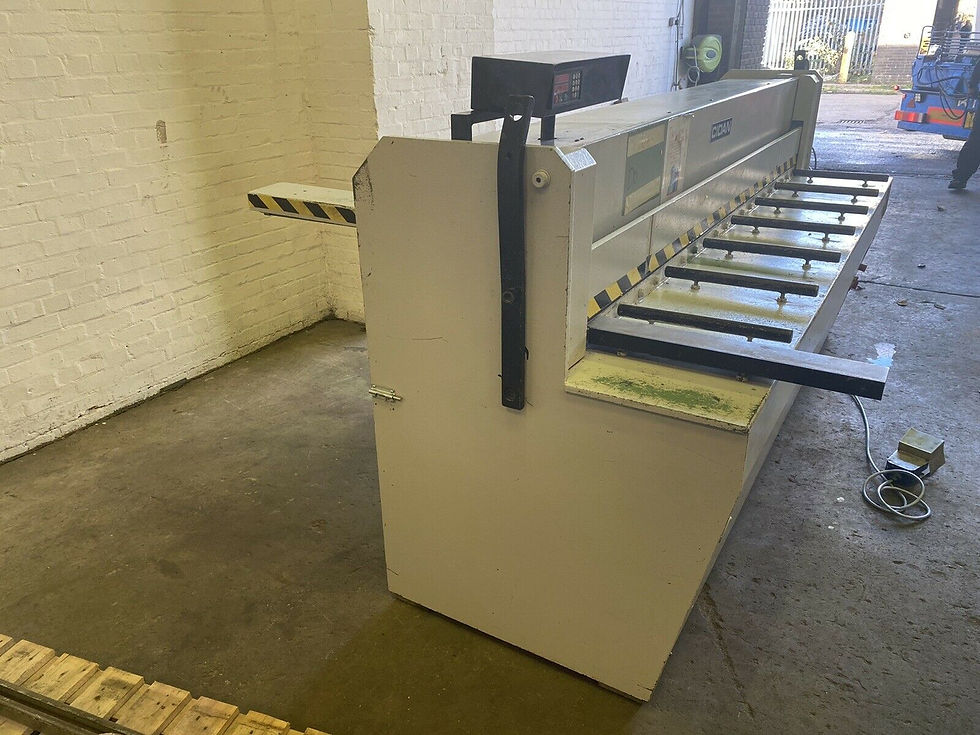 Thumbnail: CIDAN Model MSX25/2.5 Sheet Metal Guillotine
