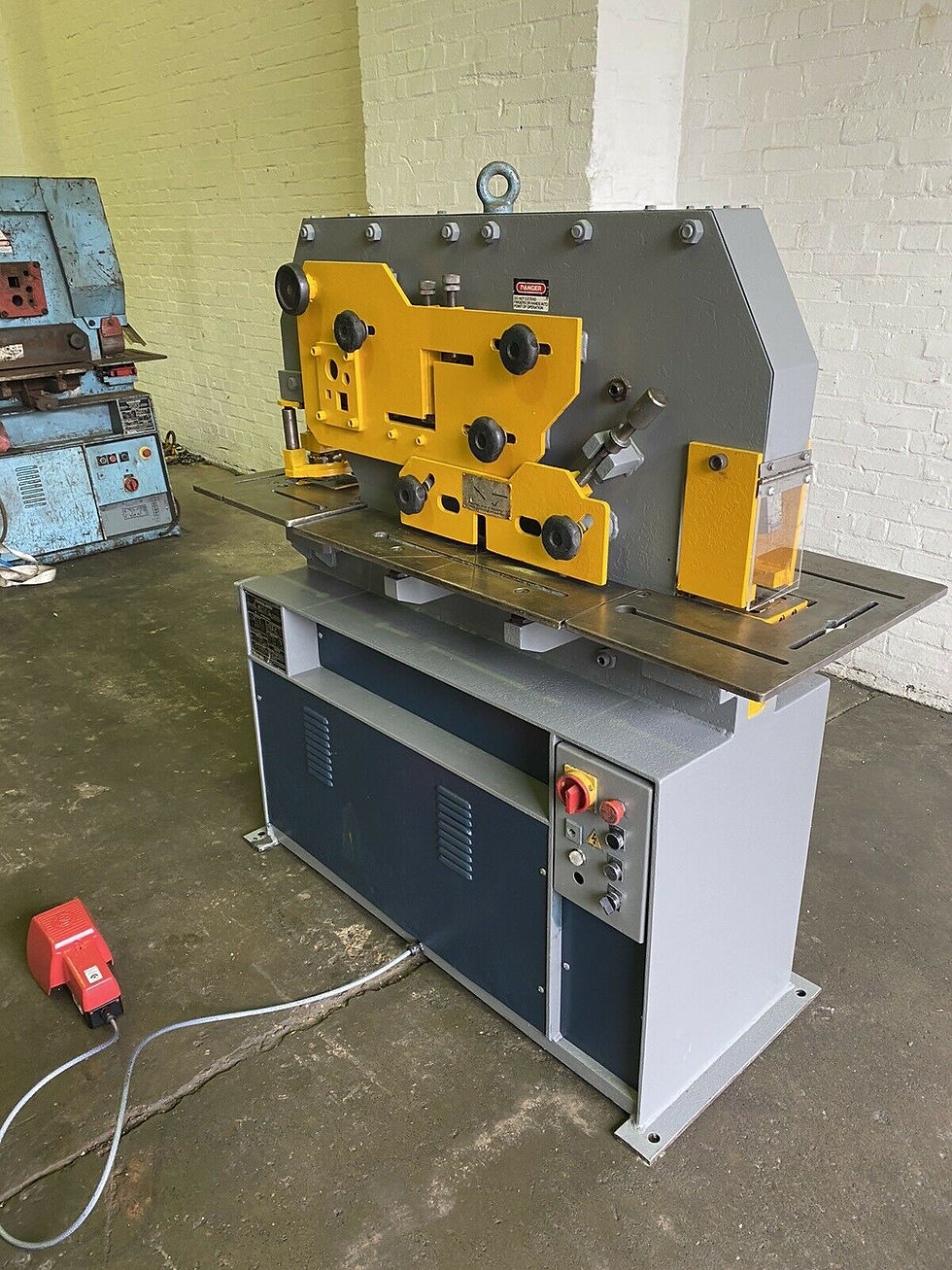 Thumbnail: Kingsland 60XA Hydraulic Universal Ironworker