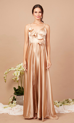 PRC7249 Avatar Pure Silk Maxi Dress with Belt
