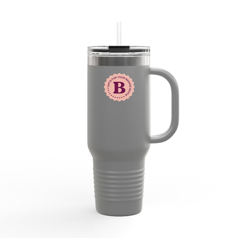 Thumbnail: "Zodiac Baddie" Insulated Travel Mug, 40oz