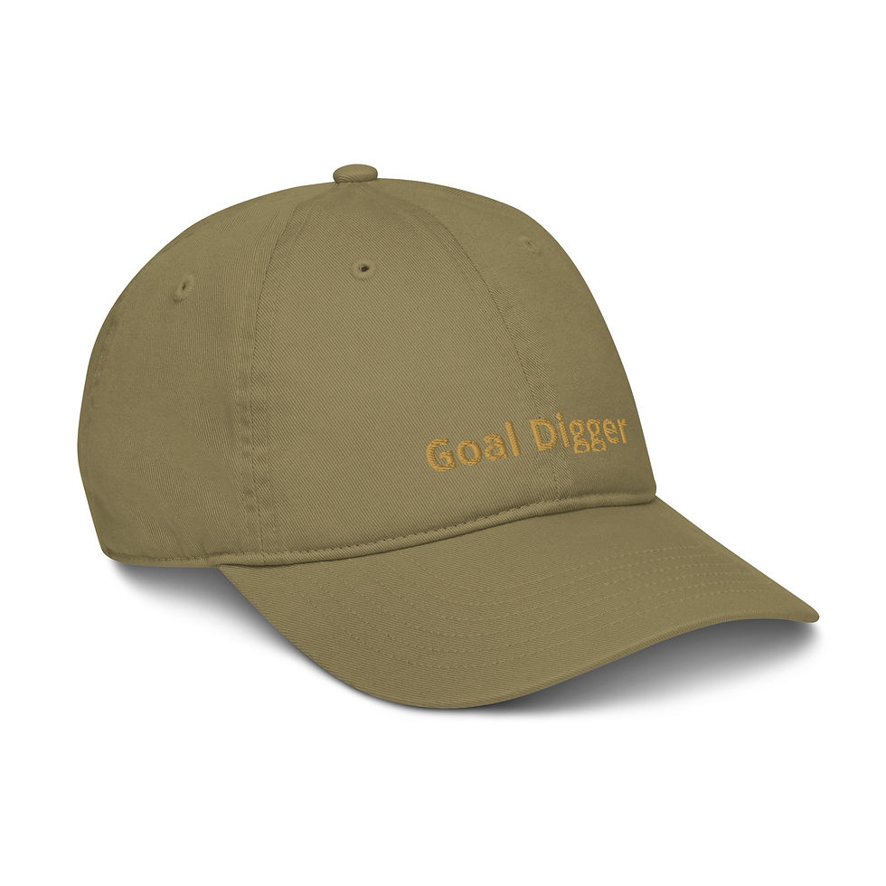 Thumbnail: Organic dad hat "Goal Digger"
