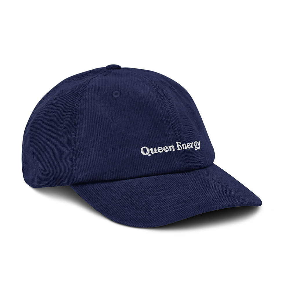 Thumbnail: Corduroy hat " Queen Energy"