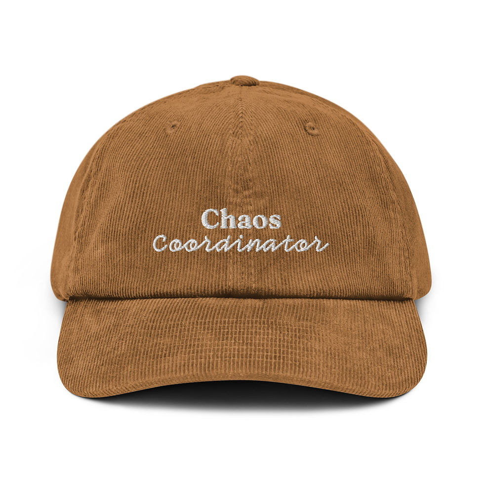 Thumbnail: Corduroy hat "Chaos Coordinator"