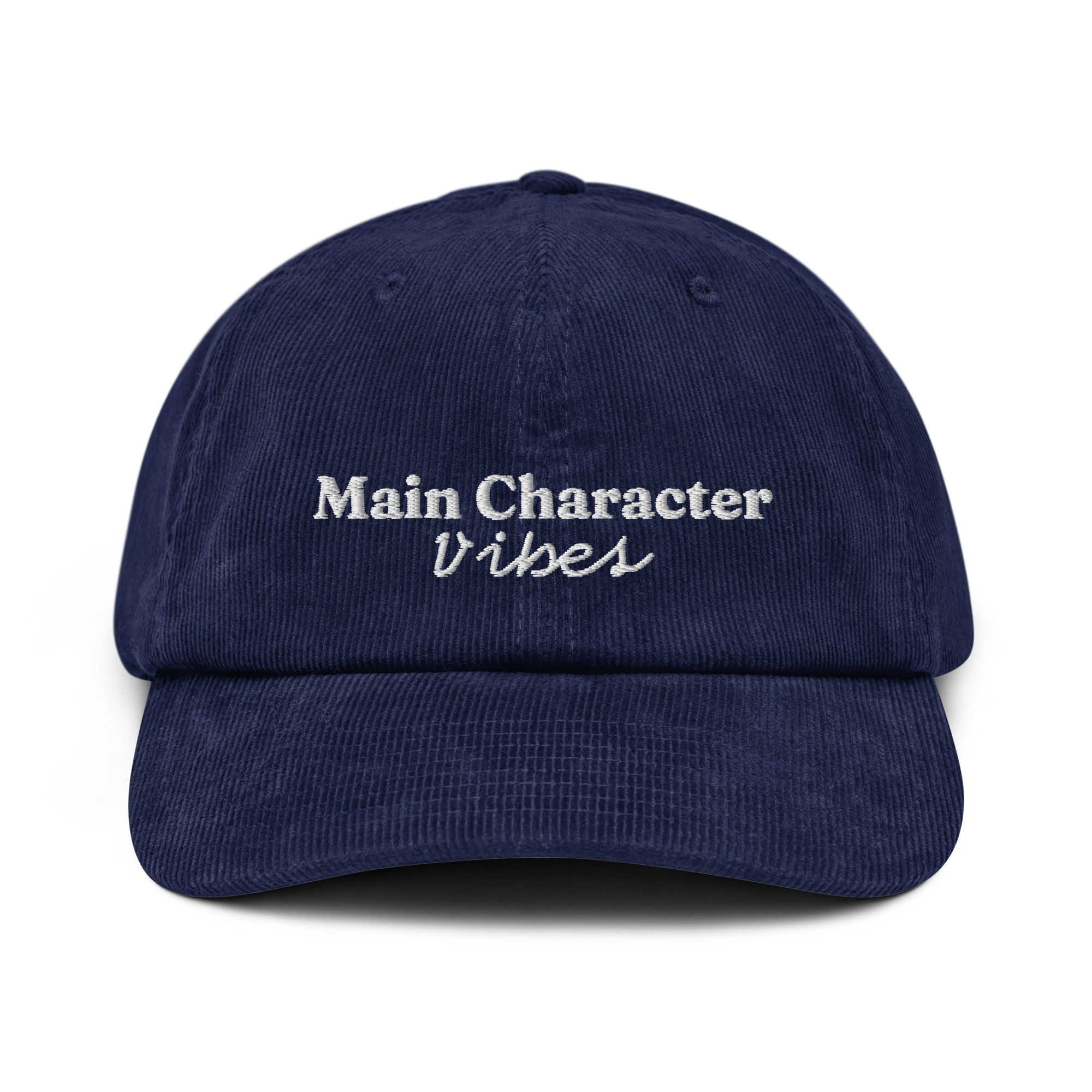Corduroy hat "Main Character Vibes"