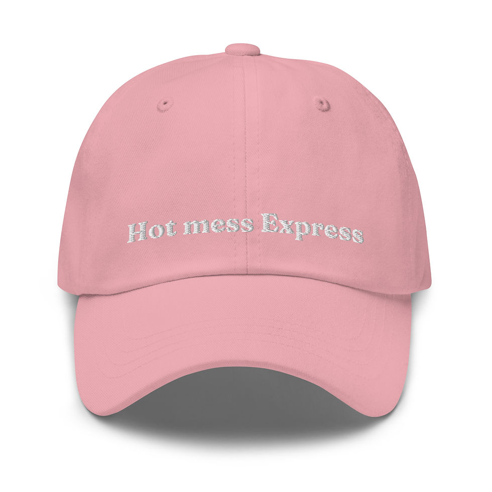 Dad hat "Hot Mess Express"