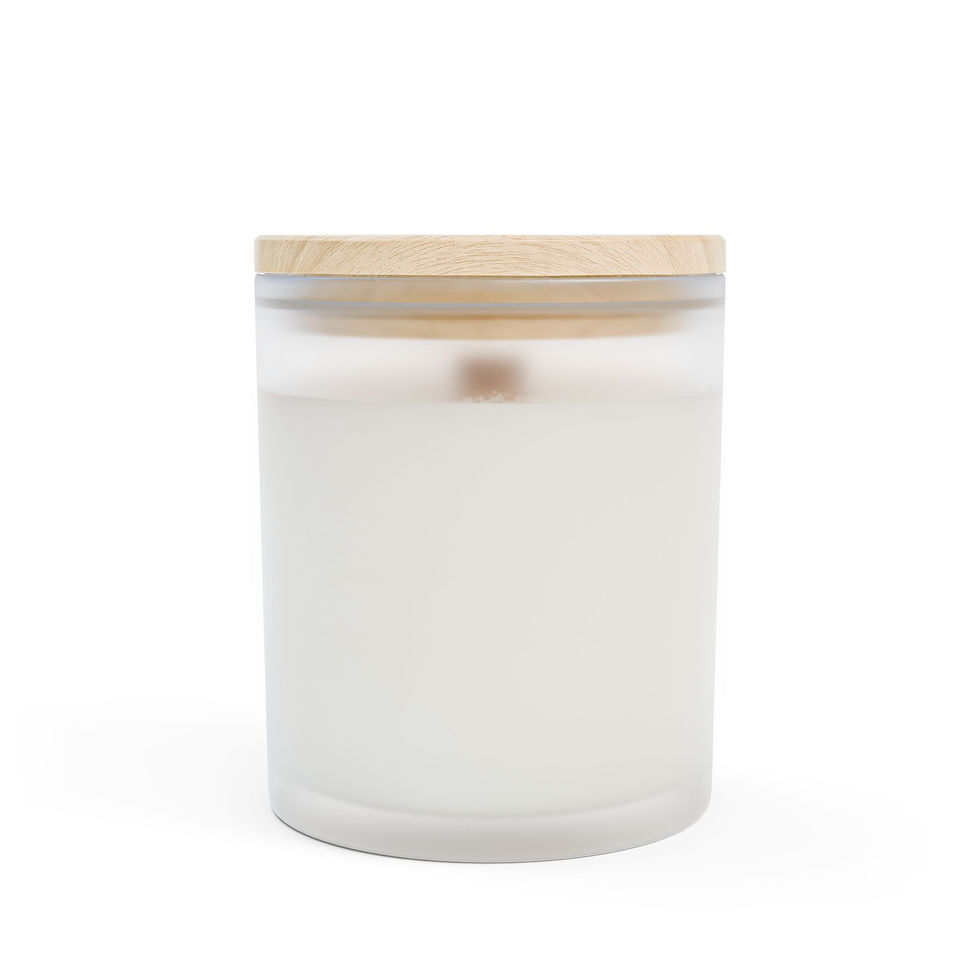 Thumbnail: Frosted Glass Candle, "Scent Therapy"