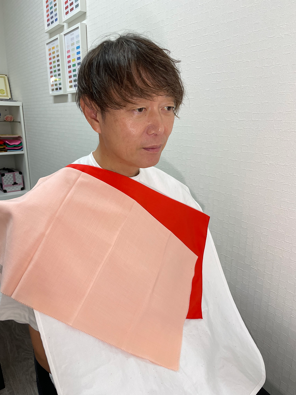 パーソナルカラー診断 岐阜 男性