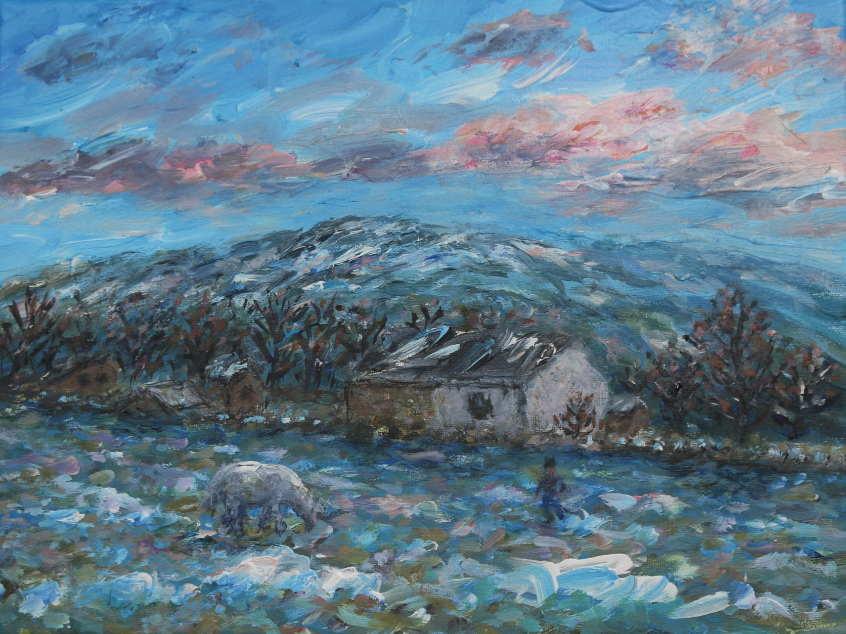 From Mouselow Farm 30x40cm SOLD