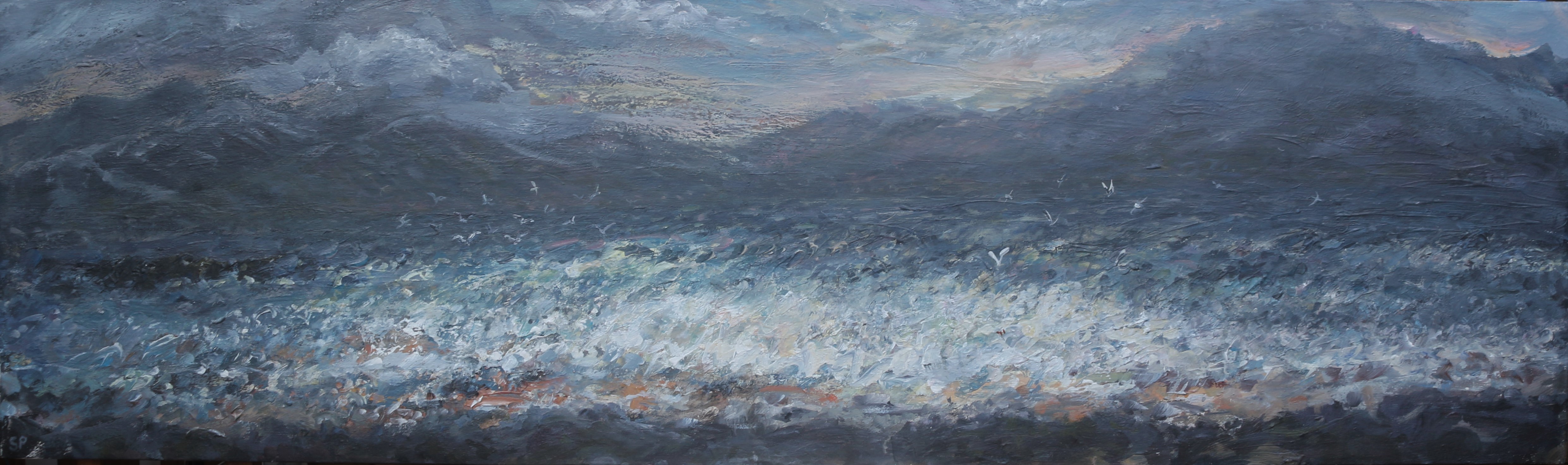 Dark Cuillins 125x40cm