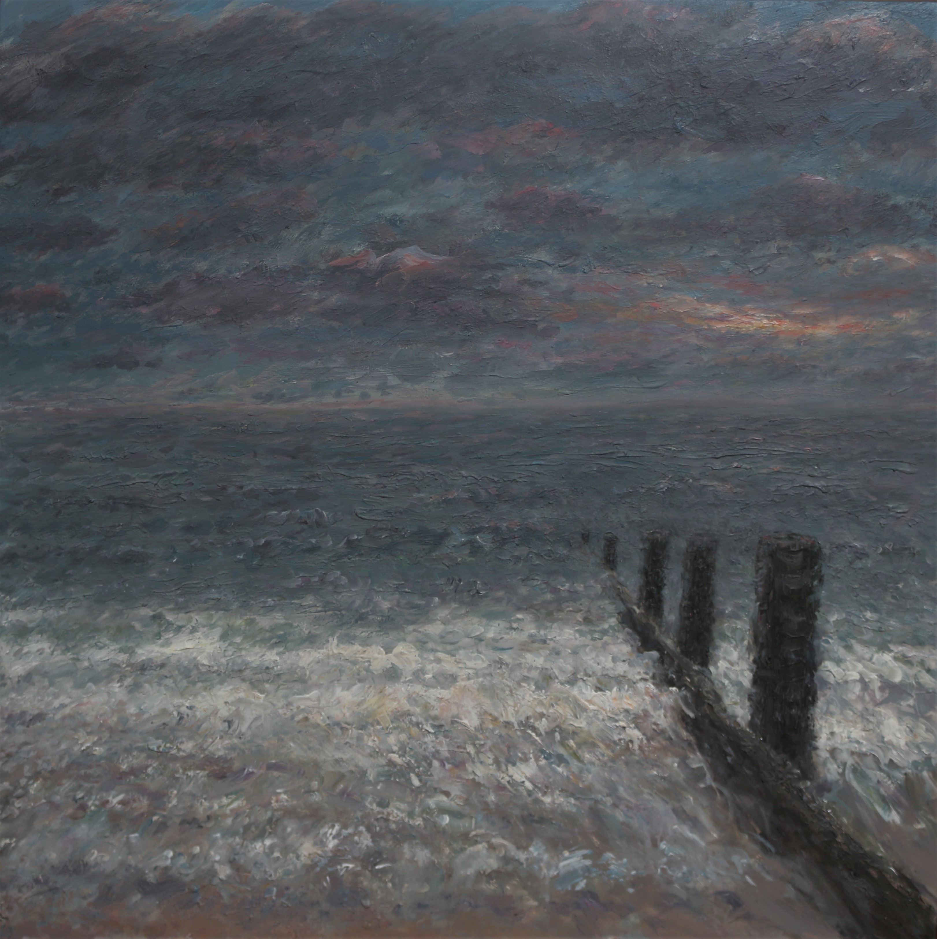 In to the Depths 90x90cm